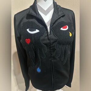 Roku Studio-Tear Drip Broken Heart
Black jacket